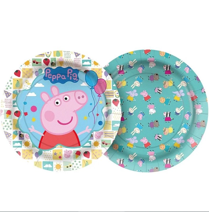 Prato Pap Redondo Peppa Pig Classica C/8u 18cm Regina Festas
