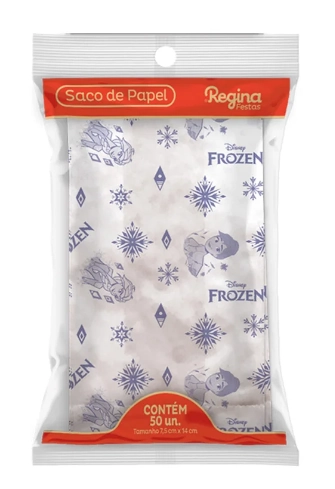 Saco De Papel Disney Frozen 50 Un.