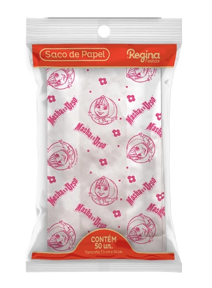 Regina Saco Pp C/50 Masha E O Urso Clas.