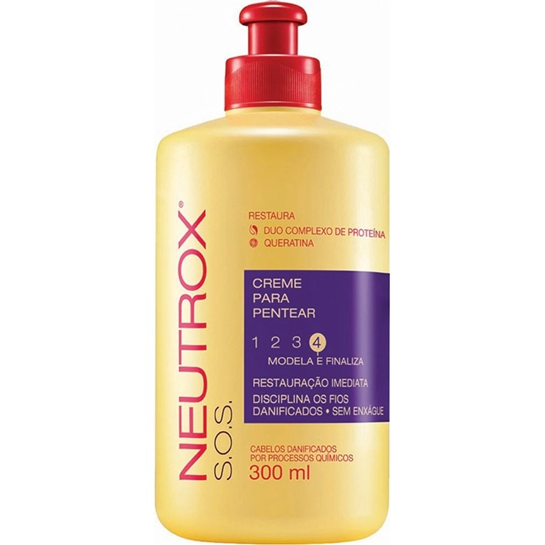 Creme Para Pentear Neutrox 300ml S.o.s Unit