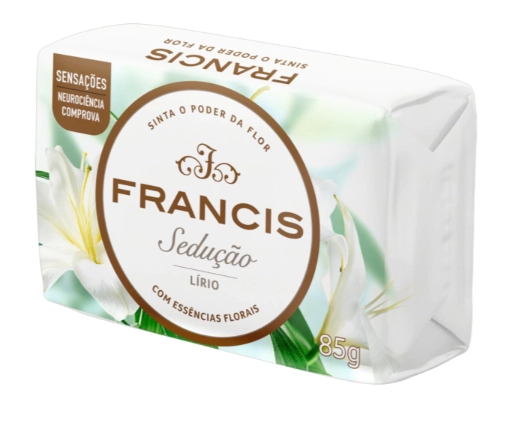 Sabonete Barra Lírio Francis Sedução Envoltório 85g