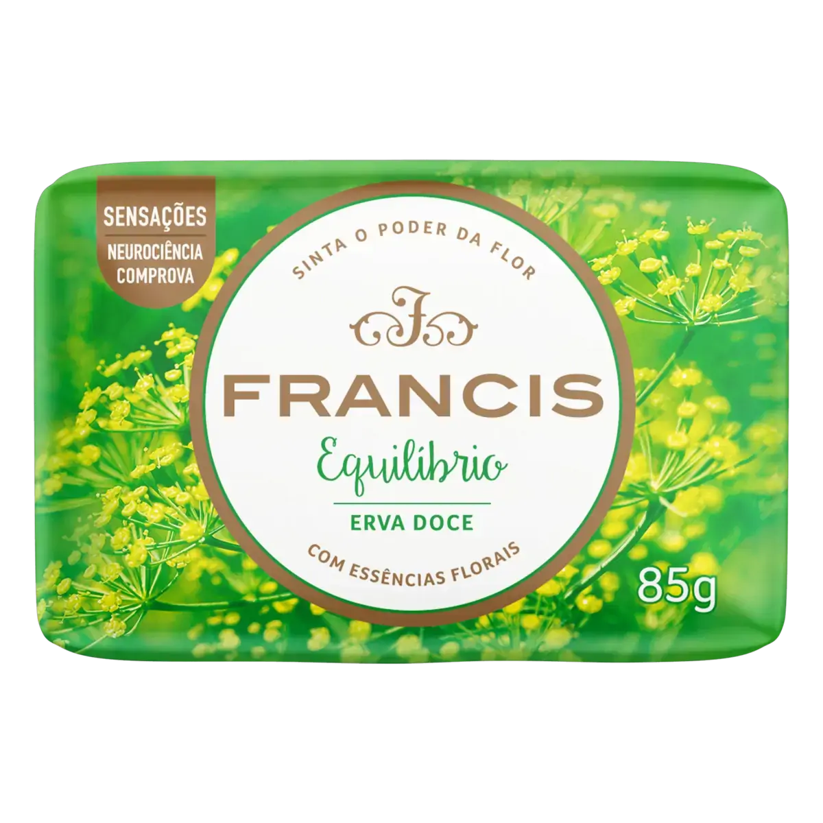 Sabonete Barra Erva Doce Francis Equilíbrio Envoltório 85g
