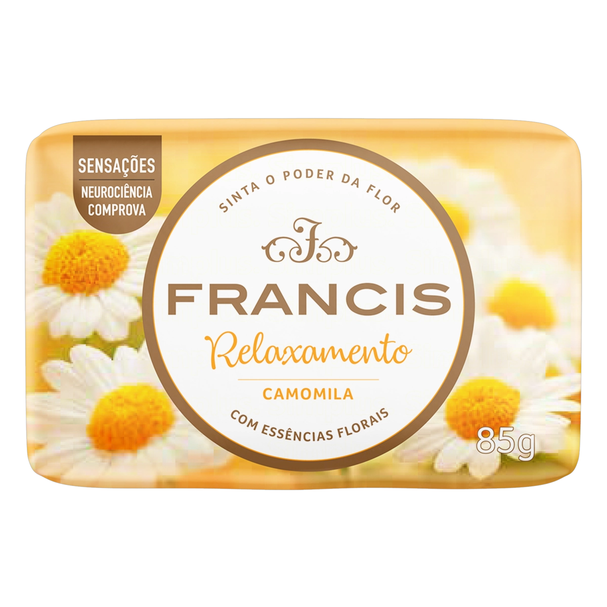 Sabonete Barra Camomila Francis Relaxamento Envoltório 85g