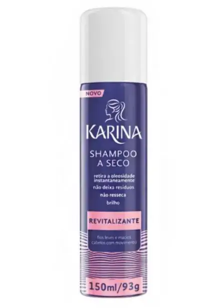 Shampoo A Seco Karina Revitalizante Frasco 150ml Spray