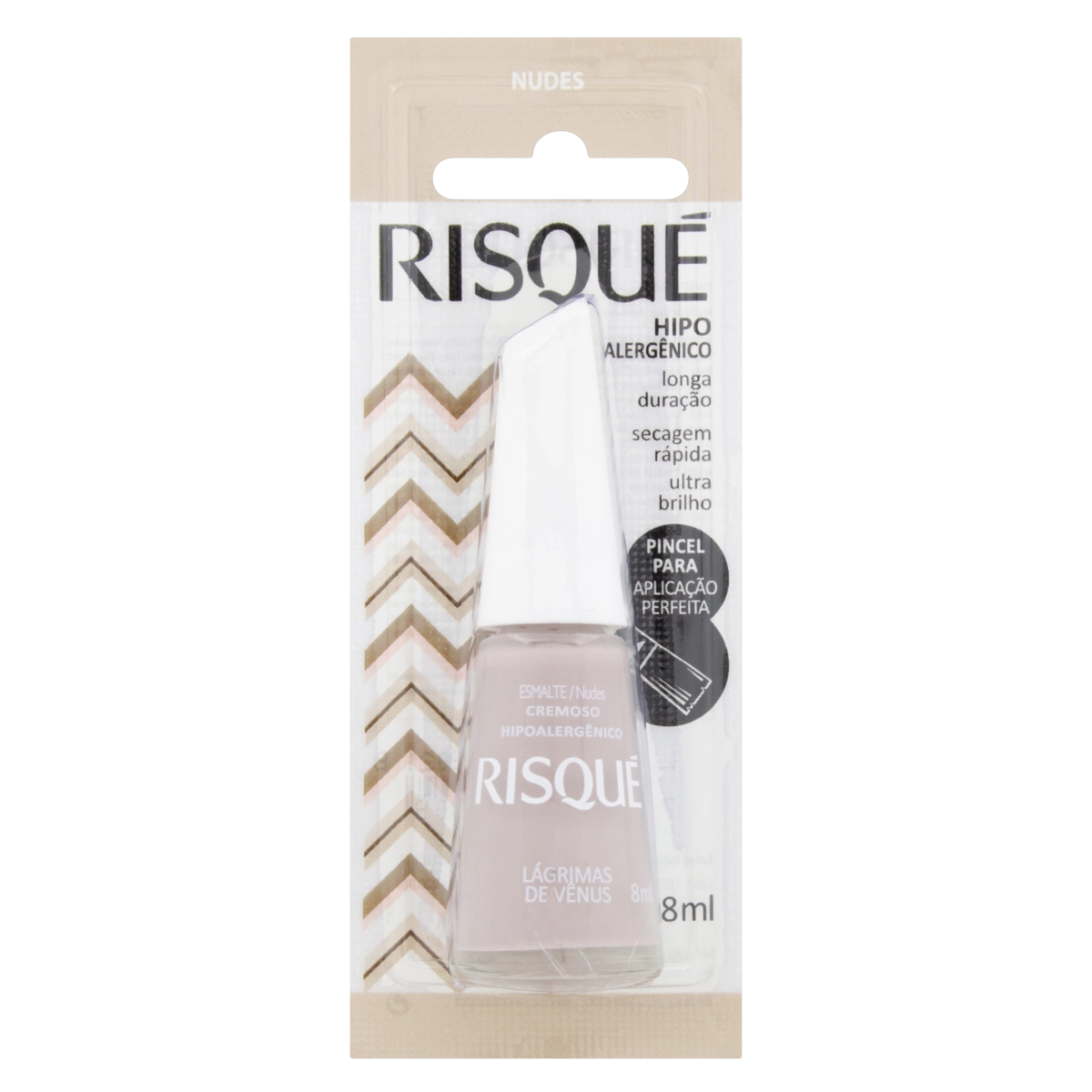 Esmalte Cremoso Lágrimas De Vênus Risqué Nudes Blister 8ml