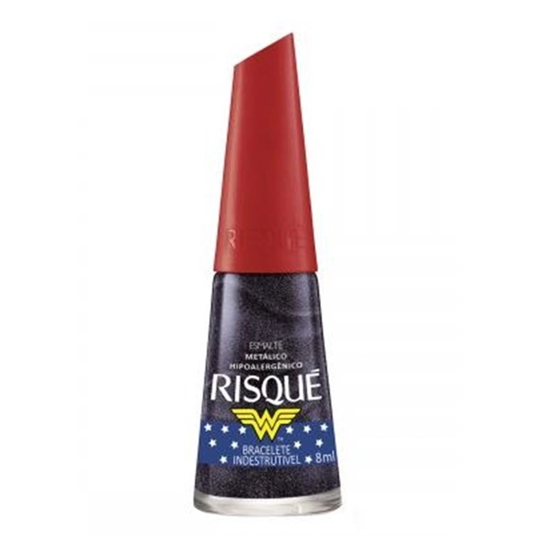 Esmalte Cremoso Mulher Maravilha Bracelete Indestrutivel 8ml Risque
