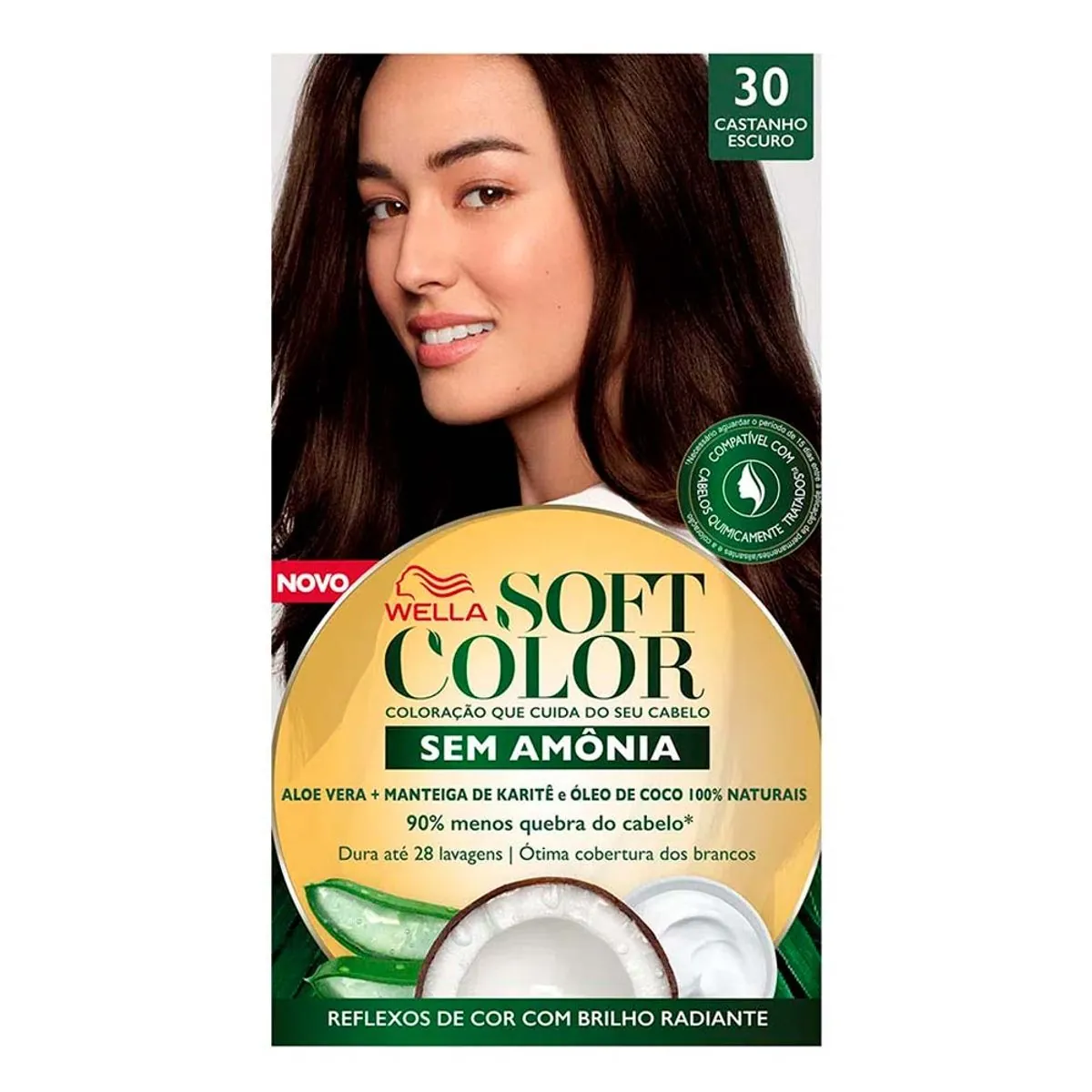 Tintura Soft Color N°30 Castanho Escuro