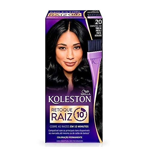 Tint Koleston Retoq Raiz 20 Preto Azulado