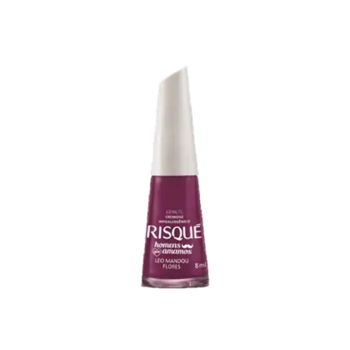 Esmalte Cremoso Leo Mandou Flores 8ml Risque
