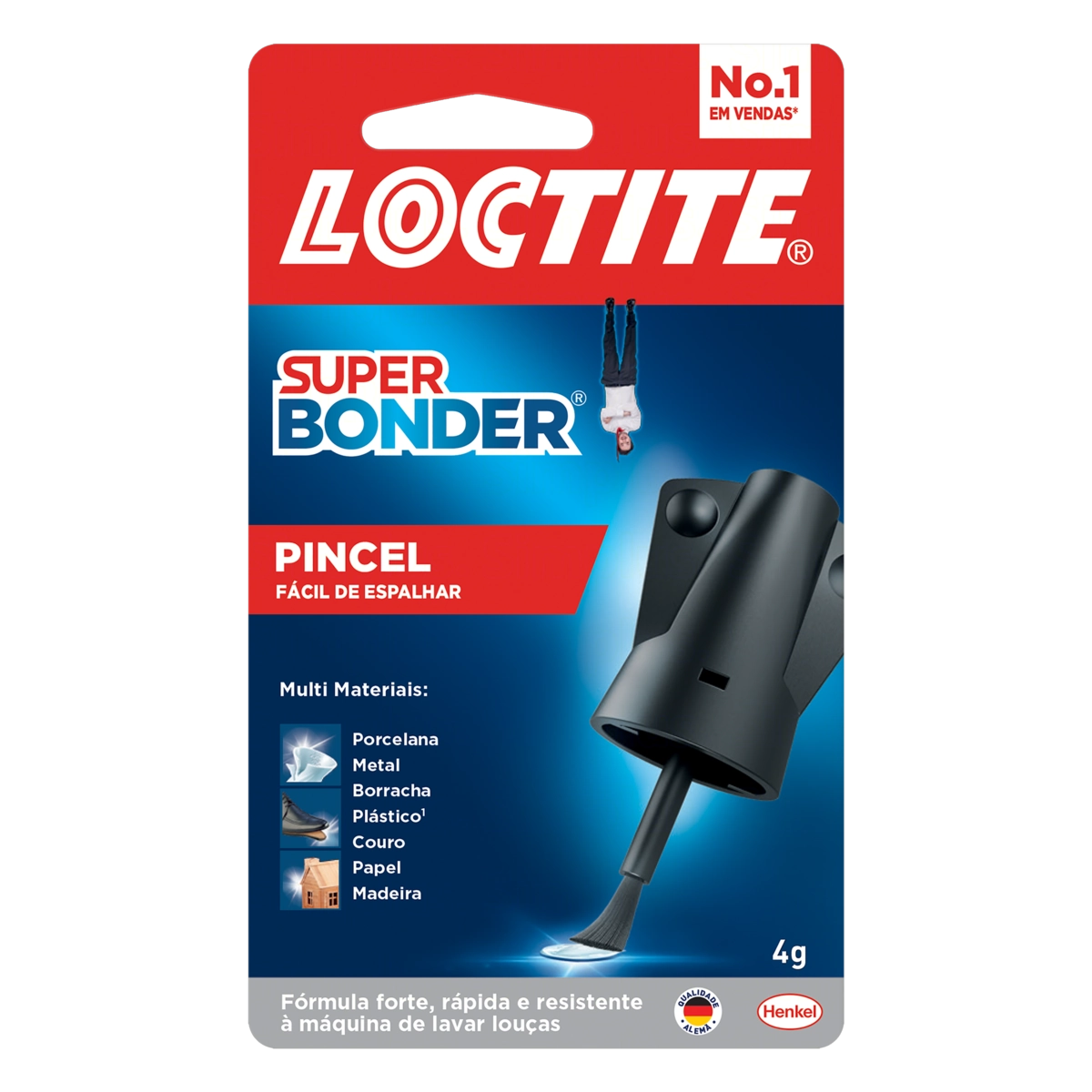 Adesivo Instantâneo Universal Pincel Loctite Super Bonder 4g