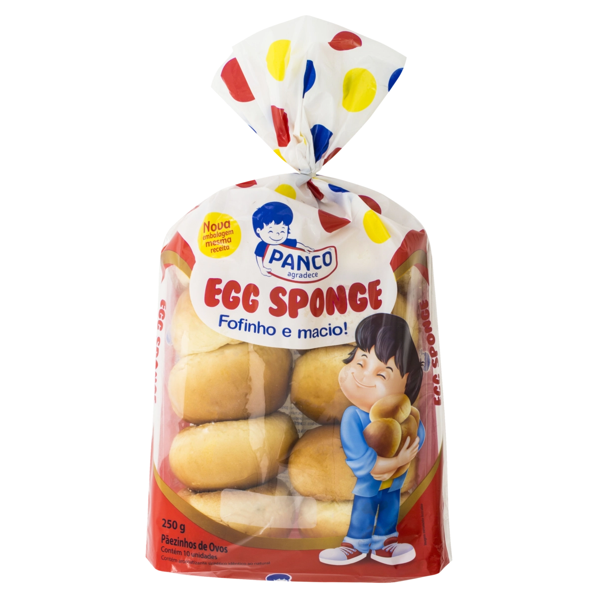 Pãezinhos Panco Egg Sponge Pacote 250g