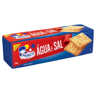 Biscoito água E Sal Panco Pacote 200g