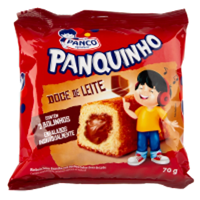 Bolo Panquinho Doce De Leite 70g