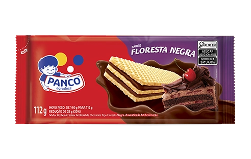 Biscoito Panco Wafer Floresta Negra