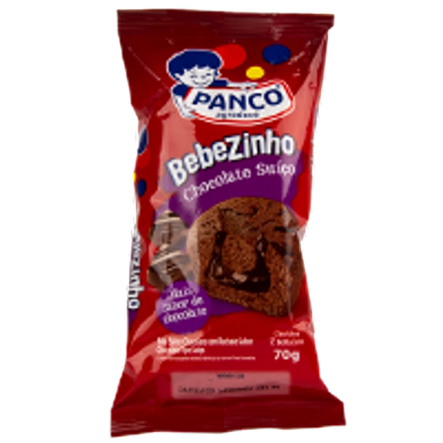 Bolinho Chocolate Suíço Panco Bebezinho Pacote 70g