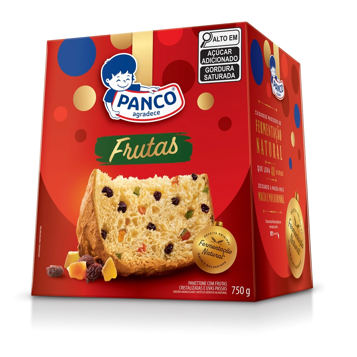 Panettone Panco Com Frutas 750g