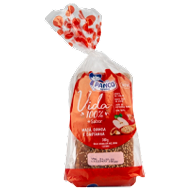 Pão Integral Maçã, Quinoa E Castanha Panco Vida Pacote 350g