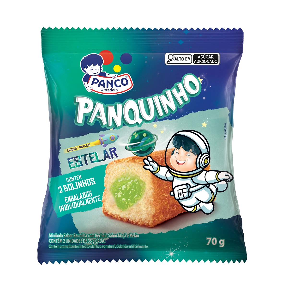 Bisc Panco Recheado 70g Estelar