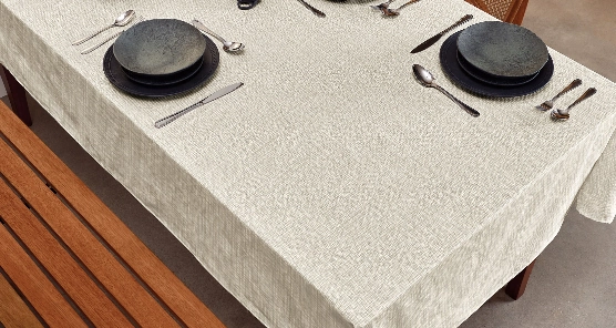 Toalha Mesa Elegance 6 Lugares Linho 140x220cm 882200000043730 Teka