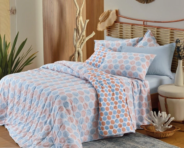 Kit Cama Crystal Solteiro Algodao Bolhas 2pcs 886080000095430 Teka