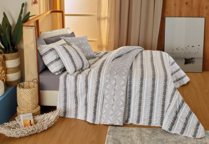 Kit Cama Crystal Queen Algodao Navagio 3pcs 886080000095540 Teka