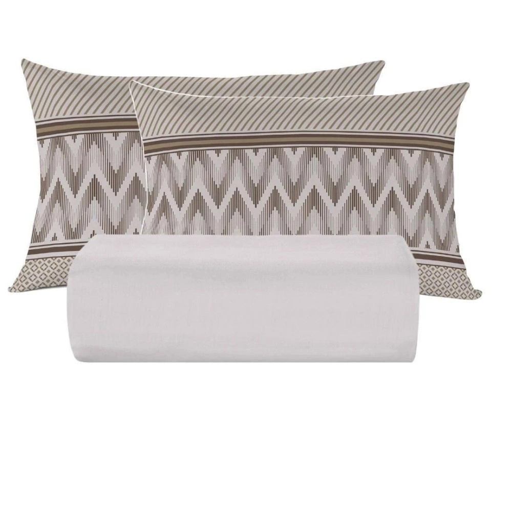 Kit Cama Diamante 150 Fios Casal Sortido 3pcs 906080000008820 Teka