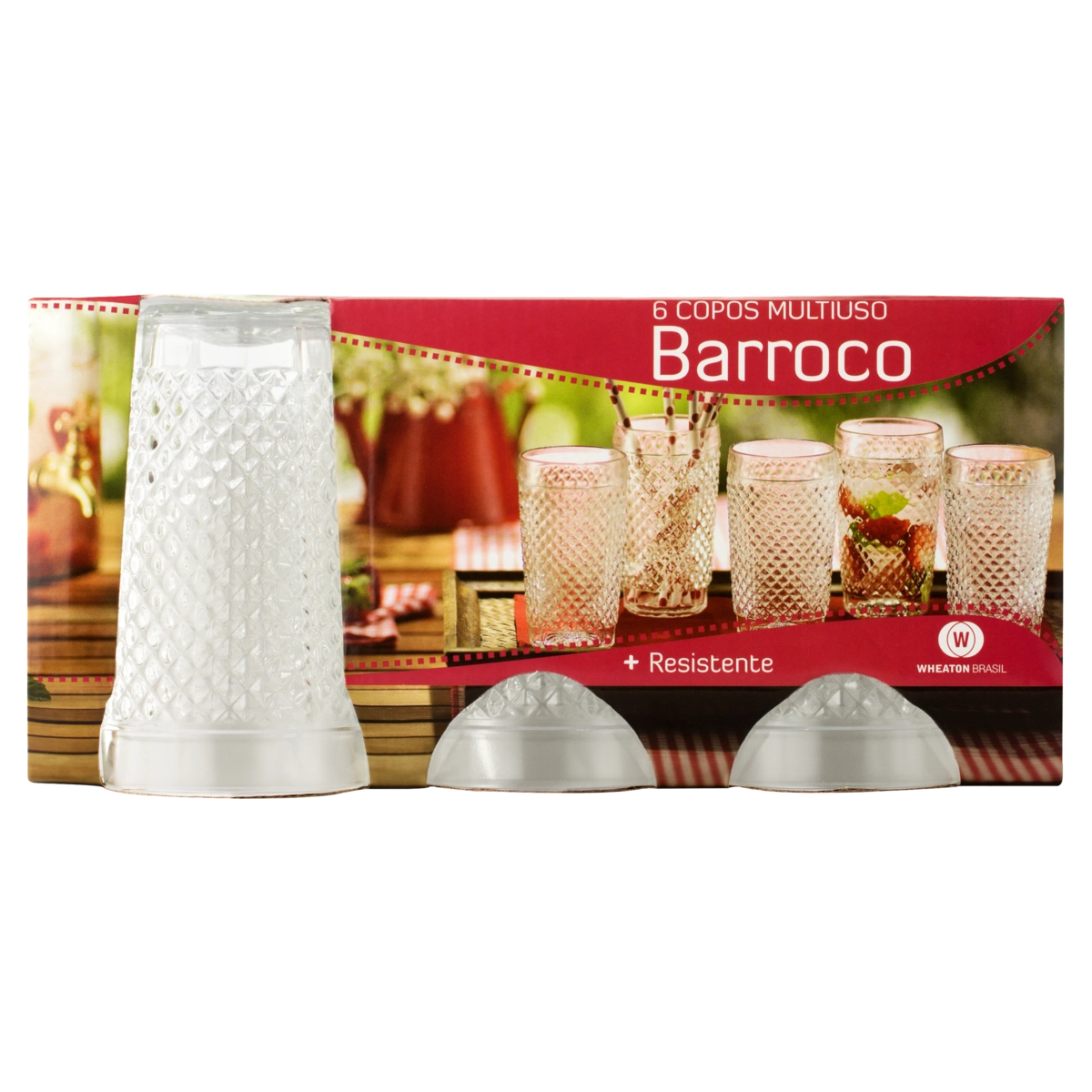 Conjunto De Copo Barroco 06un