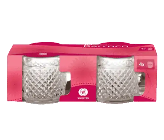 Canequinha Wheaton Barroco 4pcs