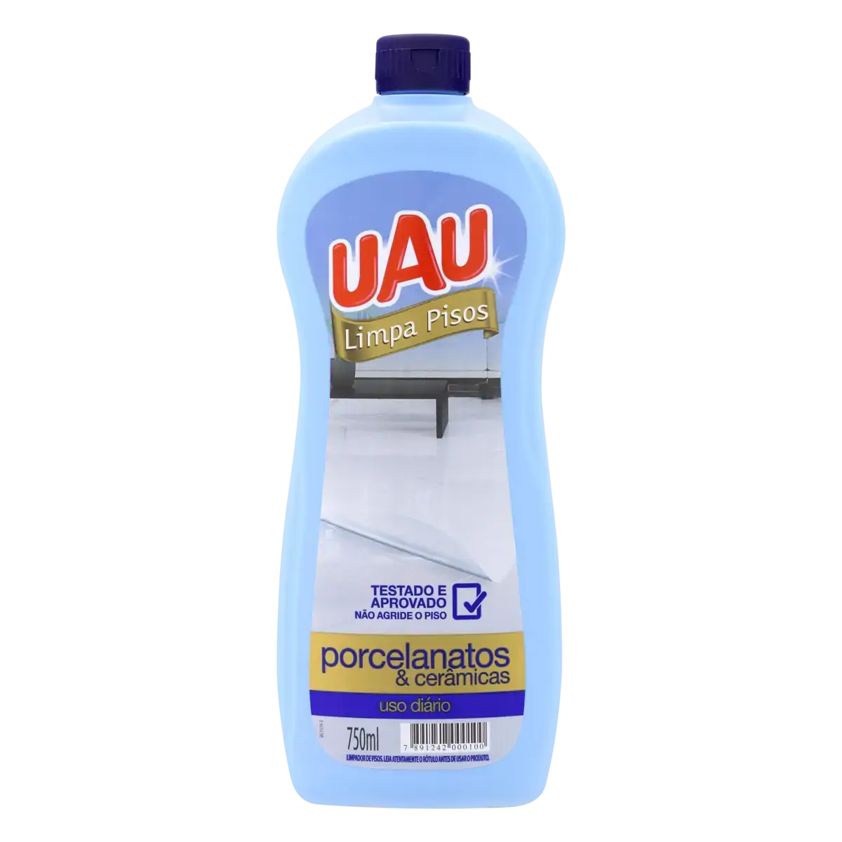 Limpador Para Pisos Porcelanato E Cerâmica Uau Squeeze 750ml