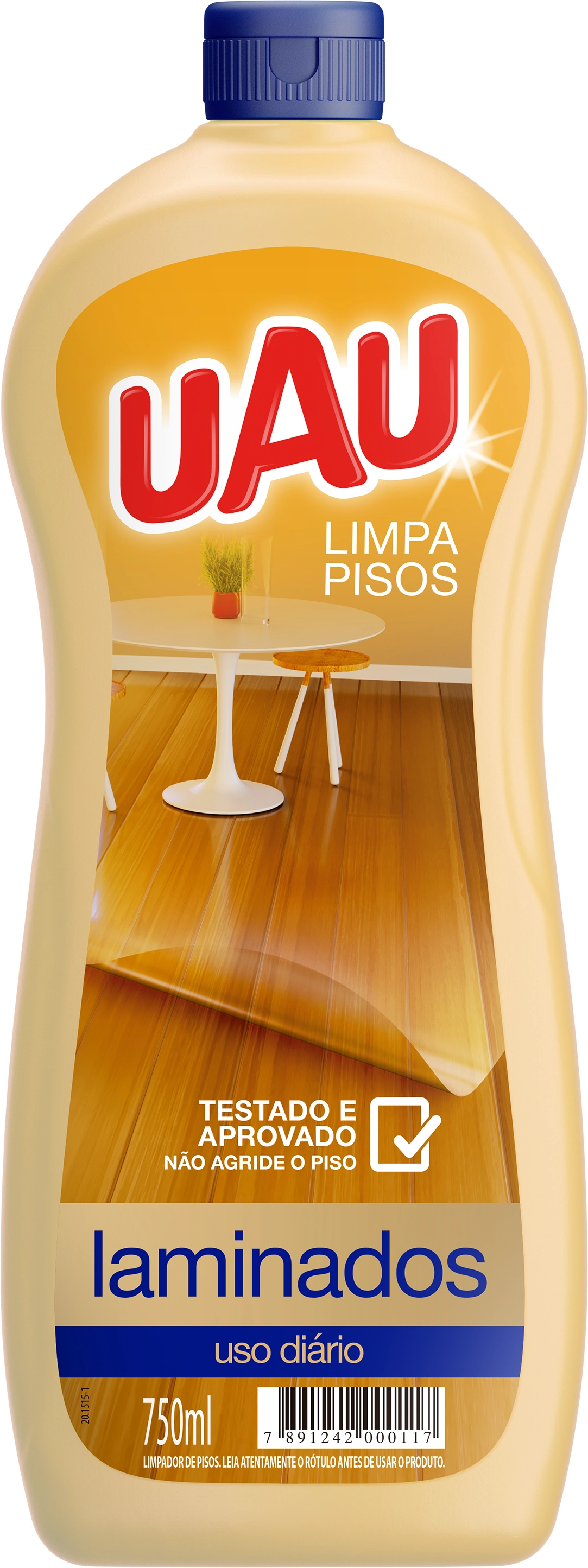 Limpador Para Pisos Laminados Uau Squeeze 750ml