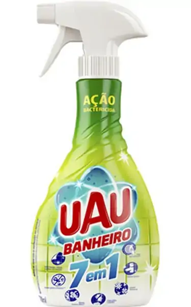 Limpador Uau Banheiro 500ml Gatilho Acao 7 Em 1