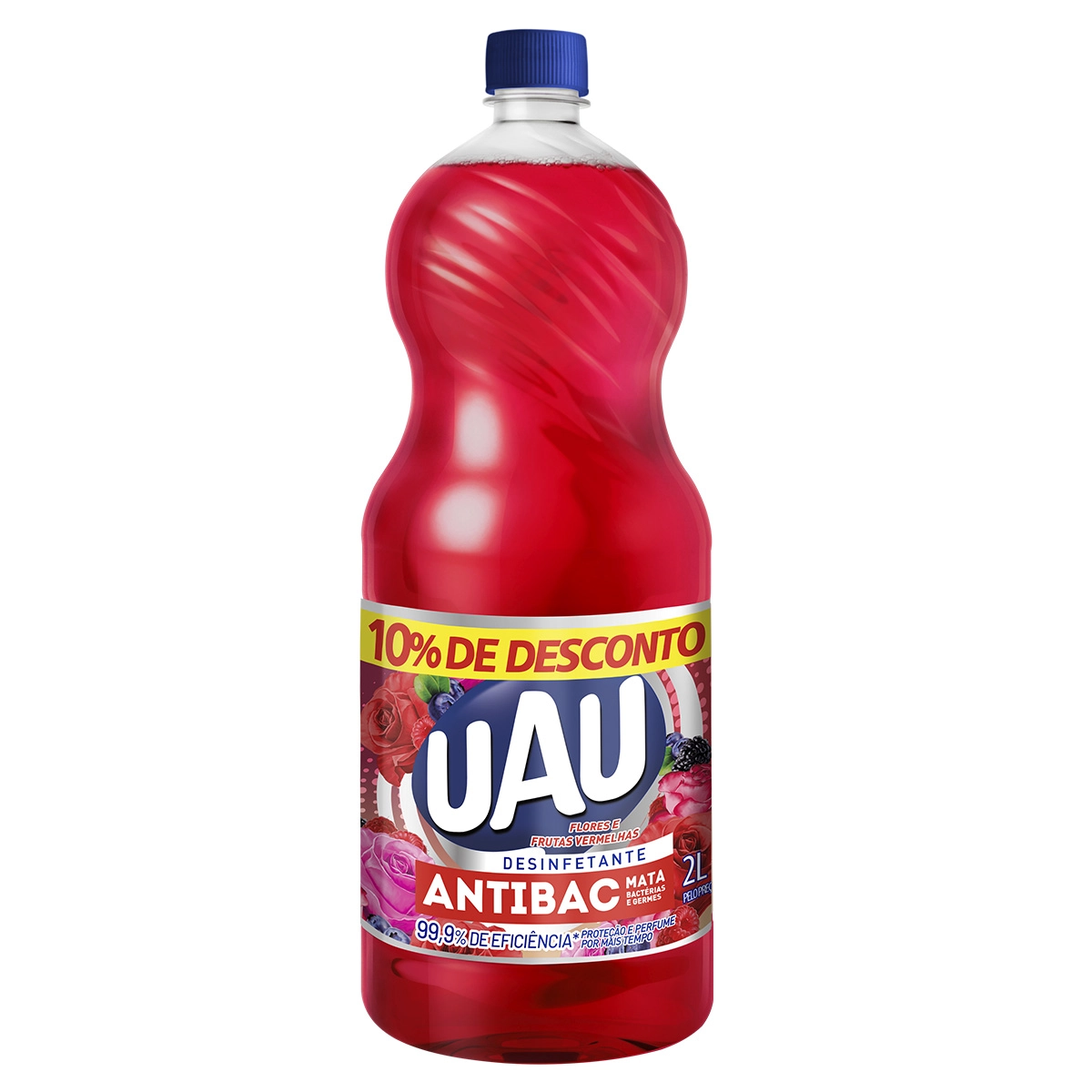 Desinf Uau Antibac 2l Flor/frutas