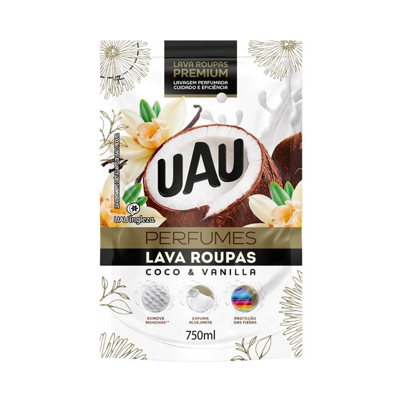 Lava Roupas Uau 750ml Coco Sh