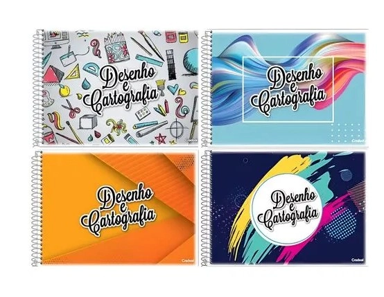 Caderno Desenho 96 Folhas Simples Reval