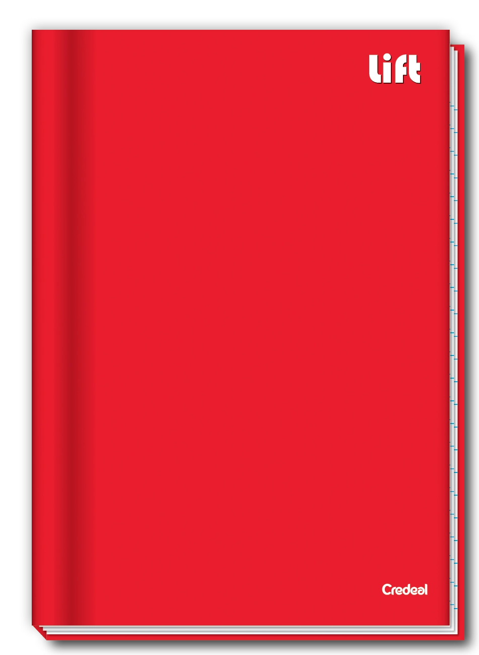 Caderno Credeal Verm 48f Gde B