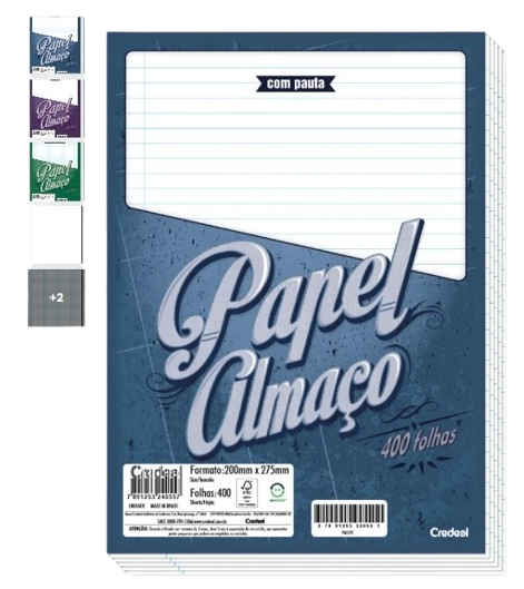 Papelaria Lila Papel Almaco 10un