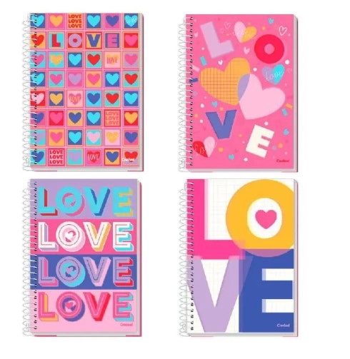 Caderno Credeal Love 96 Folhas