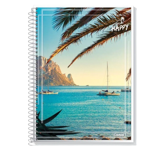 Caderno Univers 10mat 200fls Cd Skateboard