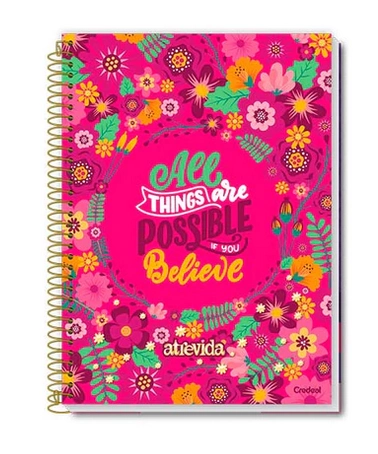 Caderno Credeal Cd Atrevida 10m 160f