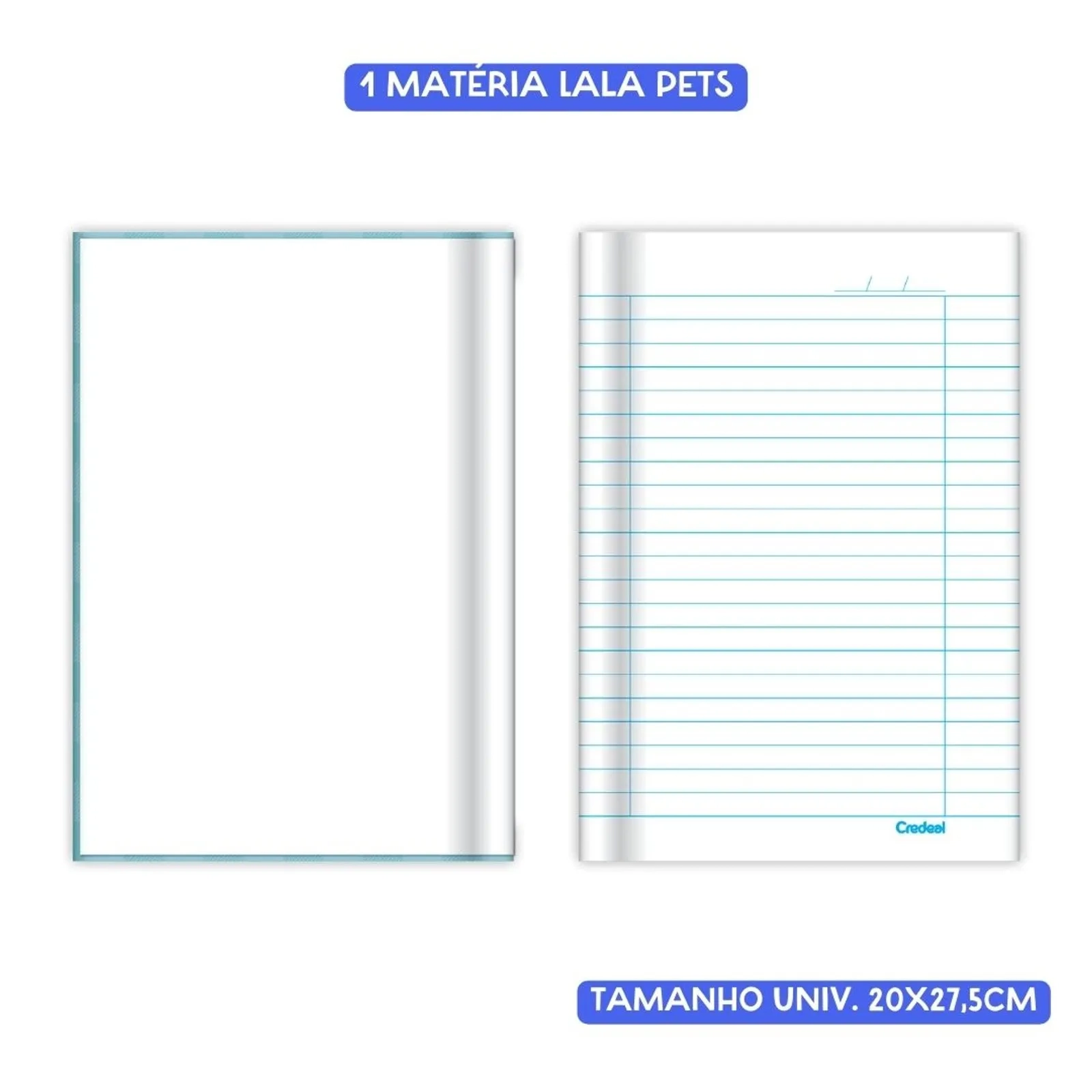 Caderno Universitário Capa Dura Costurado Caligrafia 40 Folhas