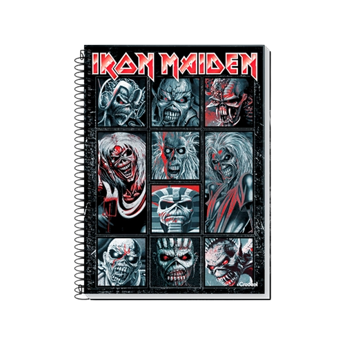 Caderno Credeal Iron Maiden Univ.01m 80f