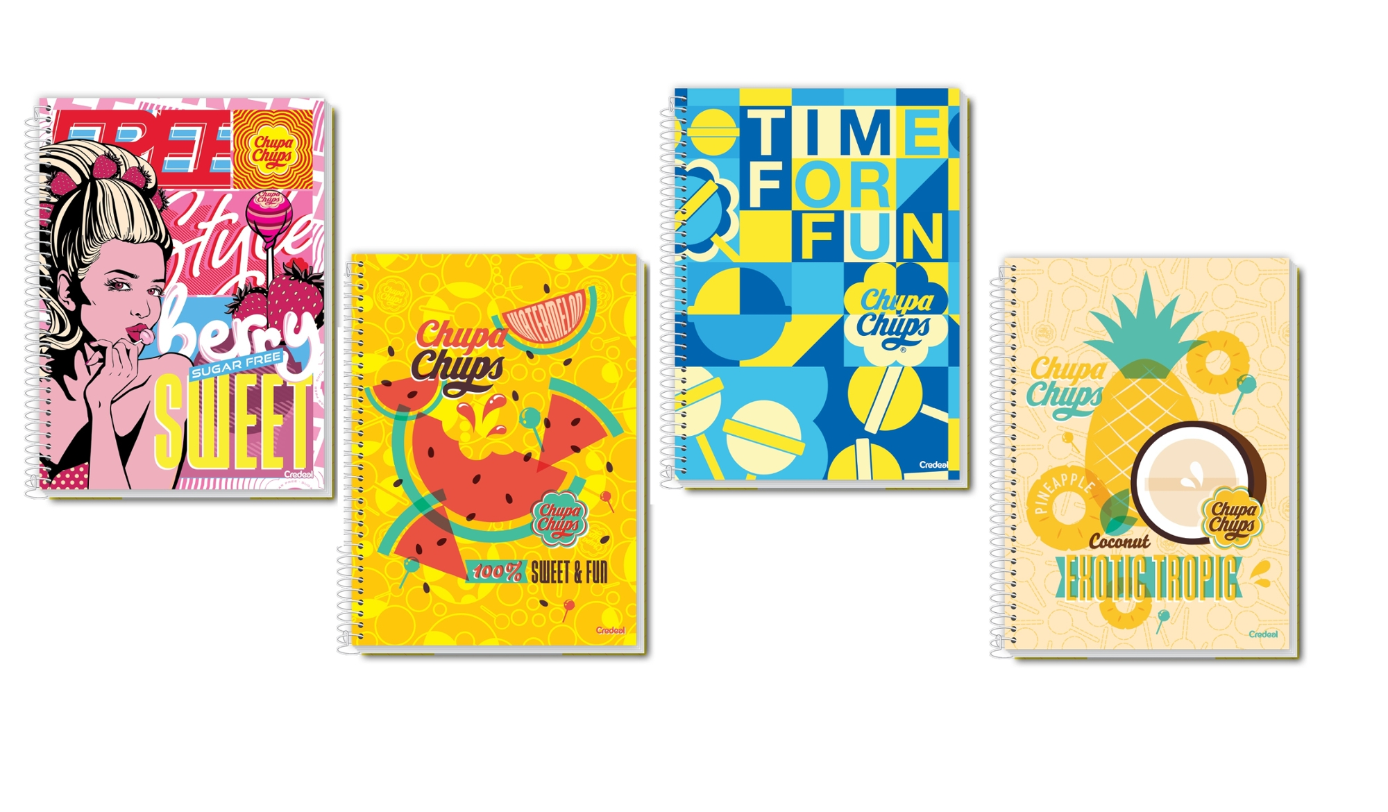 Caderno Univ Fem Chupa Chups 10m 284049