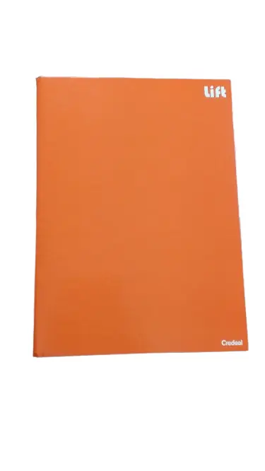 Caderno Costurado Lift Laranja C/48 Folhas Credeal