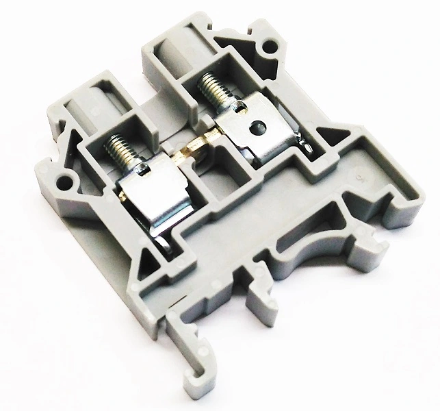 Conector De Passagem Por Parafuso 6 Mm² Cinza 10 Peças
