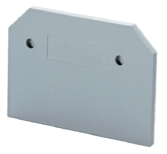 Tampa Final Para Conector Passagem 2,50 4,00 Mm² Cinza 10 Peças