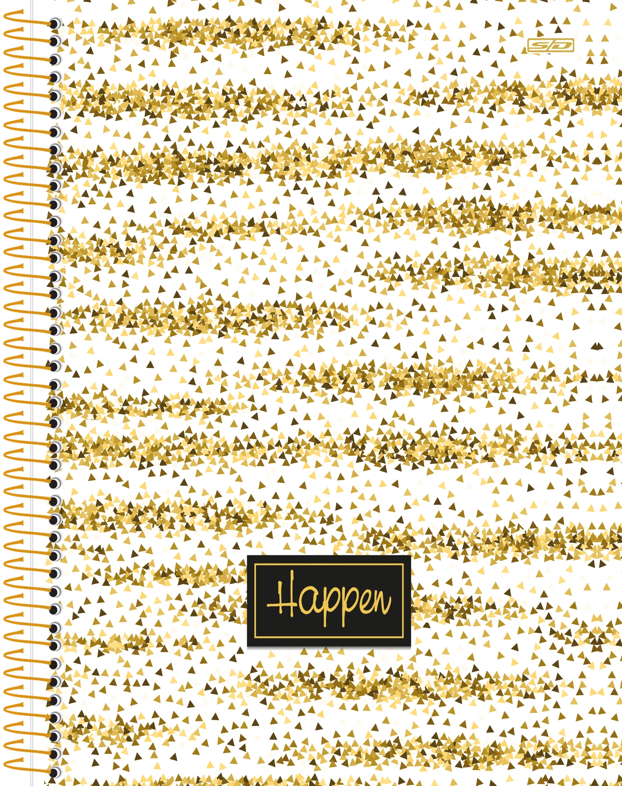 Caderno Universitario Brochura Cd 1m 80f Happen 233242 Sao Domingos