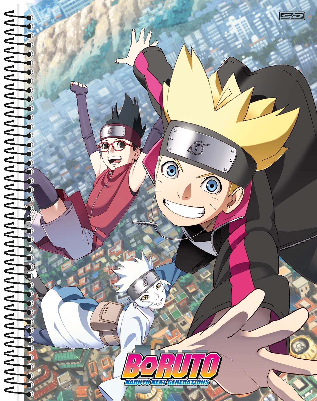 Caderno Universitario Brochura Cd 1m 80f Boruto 233383 Sao Domingos