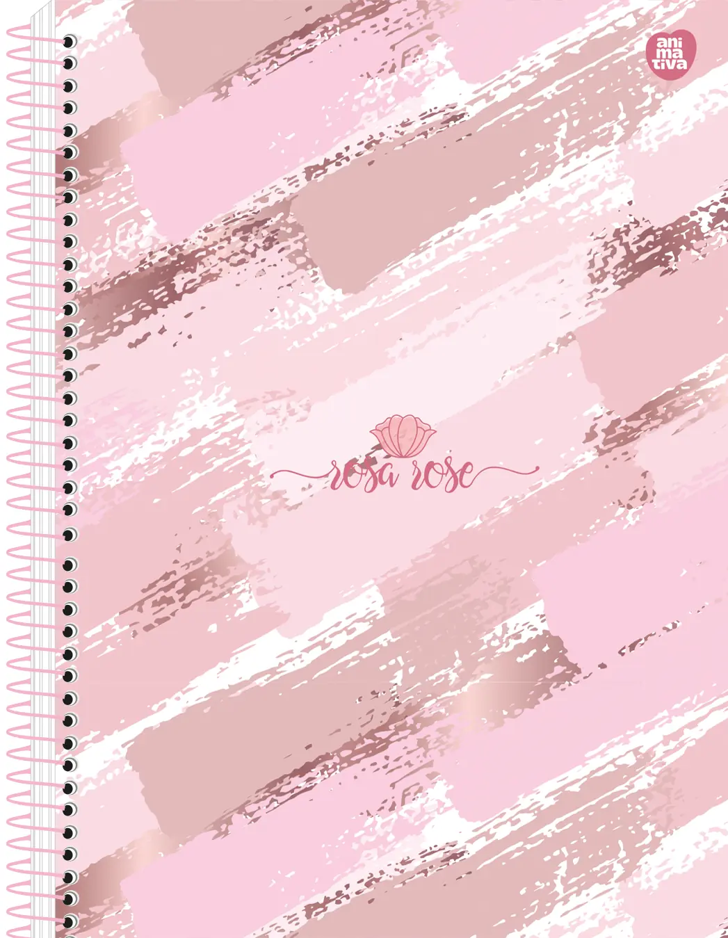 Caderno Esp Univ Cd 1m 80f Rosa Rose 10878 Sao Domingos