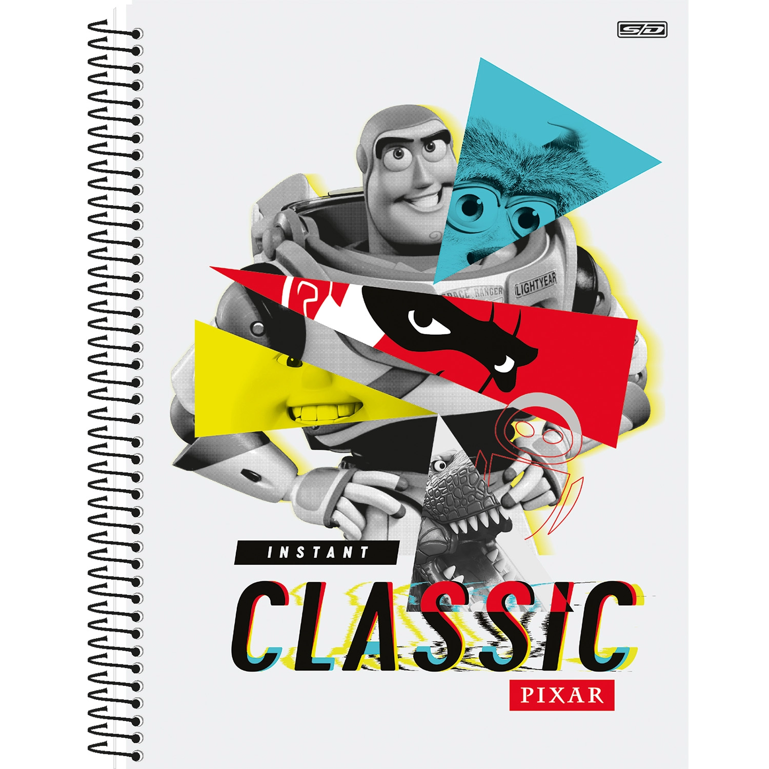 Caderno Universitário Pixar 1 Matéria São Domingos 80 Folhas