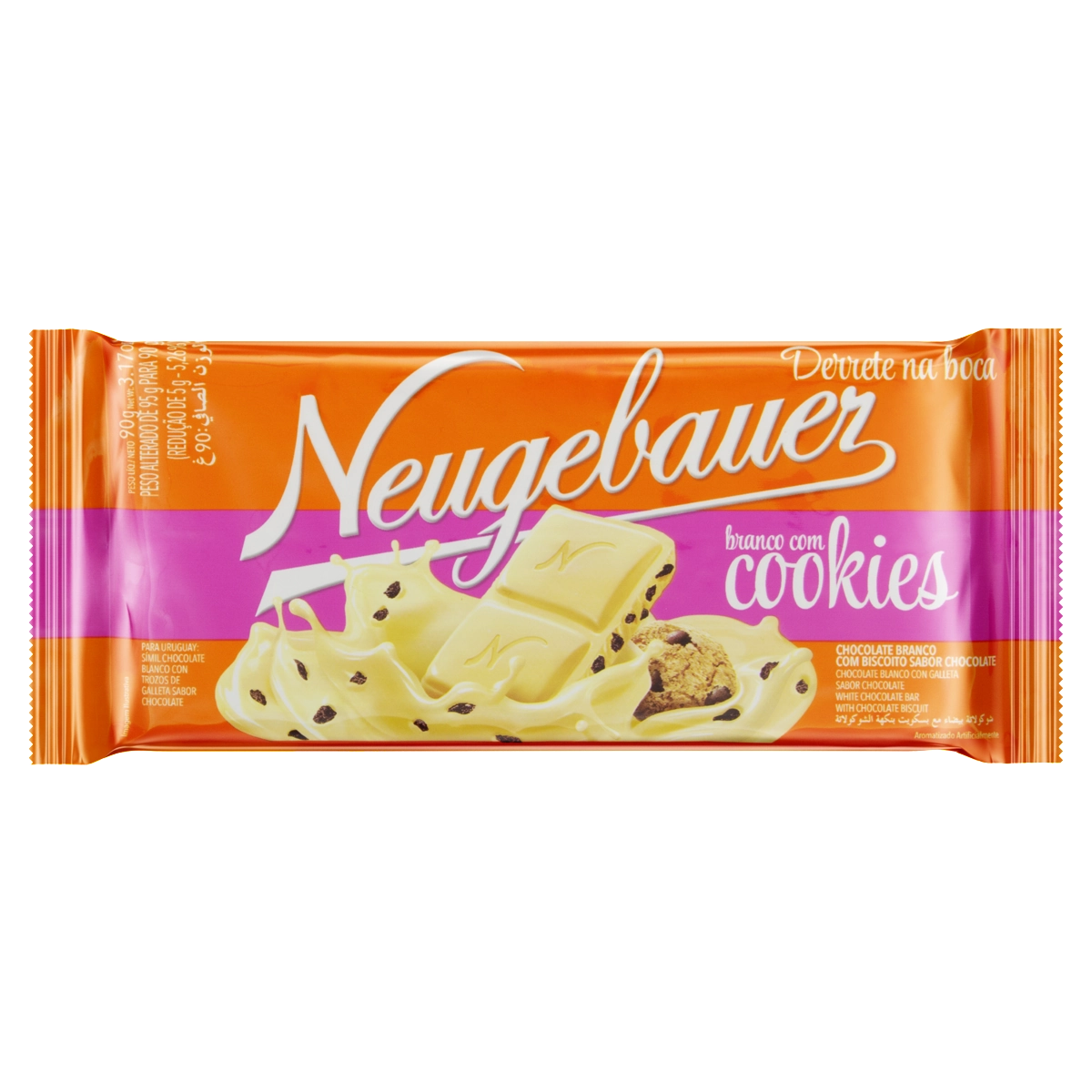 Chocolate Branco Com Cookies Neugebauer Pacote 90g